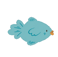 dekleinevogelaar animal fish sea aquarium Sticker