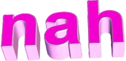 pink no Sticker by AnimatedText