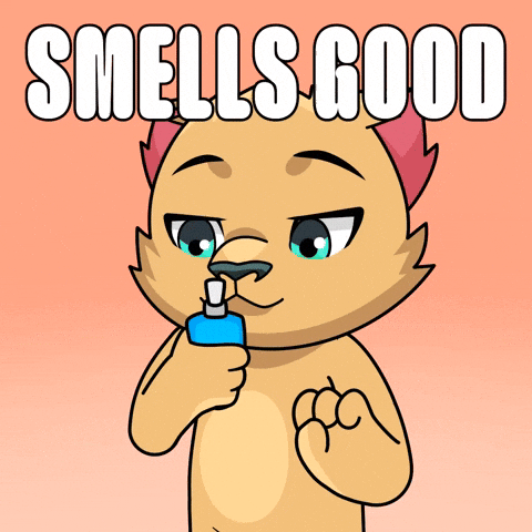 Smelling Feels Good GIF by Kabu