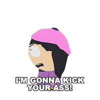 Threaten Wendy Testaburger Sticker by South Park