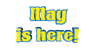 May Is Here Sticker by OpticalArtInc.