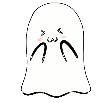 Halloween Ghost Sticker