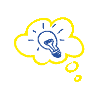 Cloud Idea Sticker by pasqualeincarnato