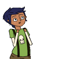 Sick Human Kind Of Sticker by Cartuna