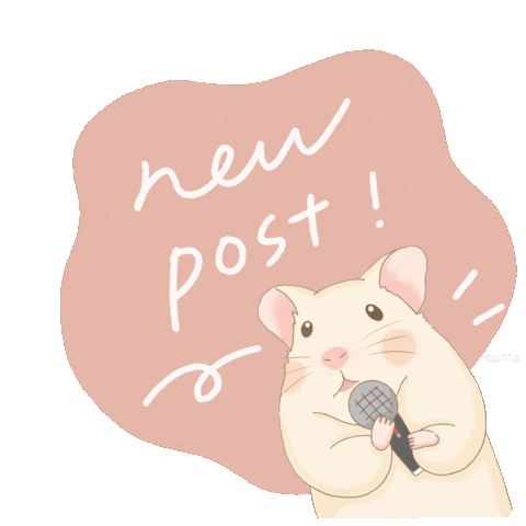 Nemistudio giphyupload new post lovely hamster Sticker