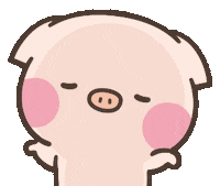 Pig 無言 Sticker