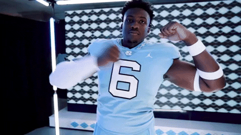 North Carolina Football GIF by UNC Tar Heels