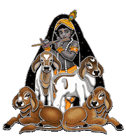 Hare Krishna India Sticker