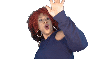 ComedianHollyLogan coffee woman mad comic Sticker