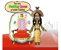 Taj Mahal Love Sticker by Robodrone