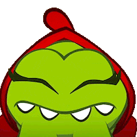 No Way Cuttherope Sticker by Om Nom