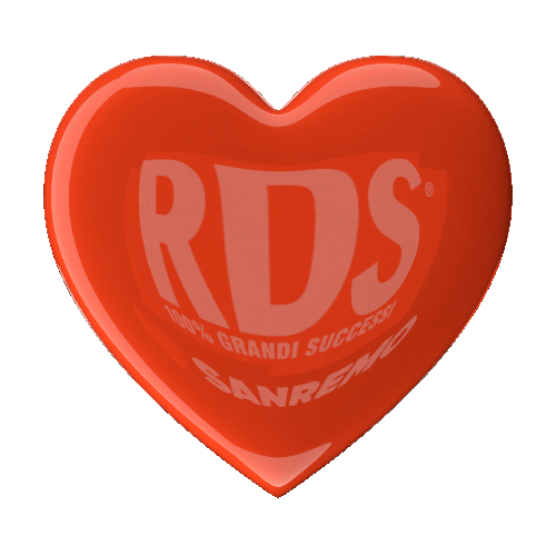 Heart Festival Sticker by RDS 100% Grandi Successi