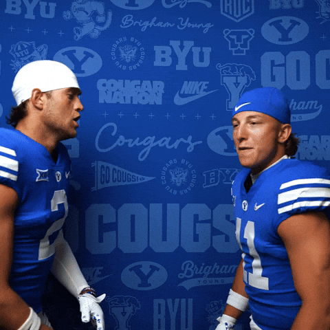 College Football Go Cougs GIF by BYU Cougars