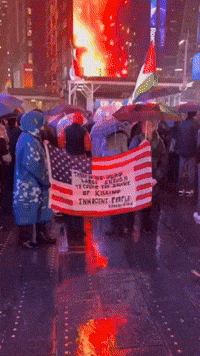 Vigil Held in Times Square for US Airman Aaron Bushnell