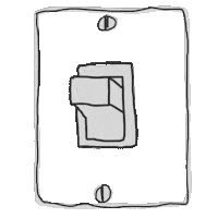 Instagram Lights Off Sticker