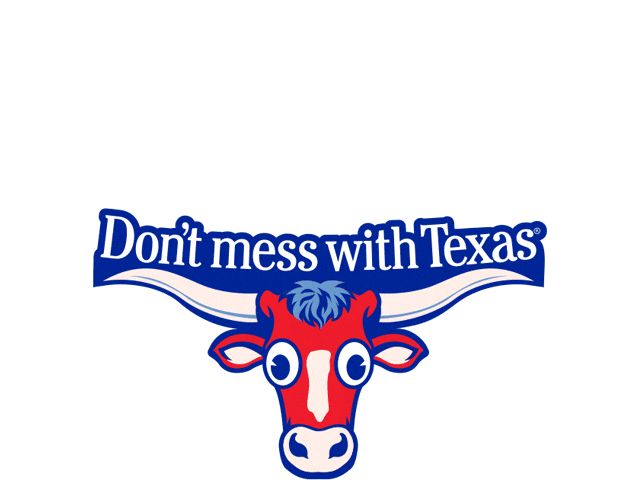 Horns Longhorn Sticker by Don't mess with Texas