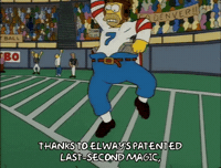 Lets Go Football GIF by The Simpsons
