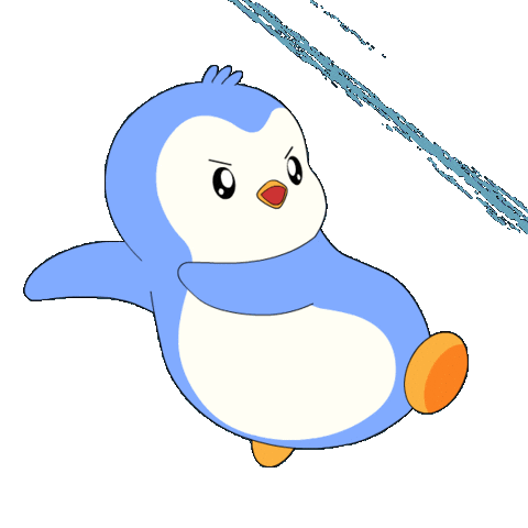 Angry Jump Sticker by Pudgy Penguins