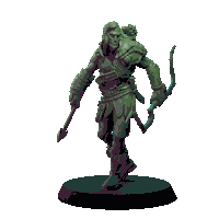 3d arrow fantasy bow hunter Sticker