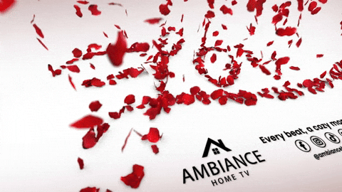 Rose Petals Heart GIF