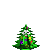 Happy Christmas Tree Sticker by Bas Kosters