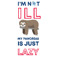 Diabetes Type1 Sticker by DMP