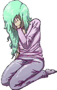 sad girl GIF