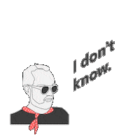 hyundong i dont know mystery 몰라 blinkthedesignagency Sticker