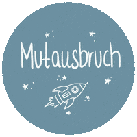 Mut Mutausbruch Sticker by Kleinod-Illustrationen UG
