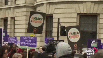 International Womens Day Protests GIF