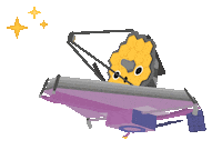 James Webb Space Telescope Wow Sticker by NASA