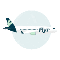 Travel Plane Sticker by Flyr