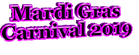 mardi gras text Sticker