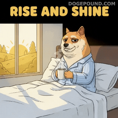 Tired Good Morning GIF by Doge Pound