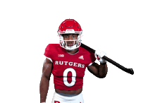 Flex Chop Sticker by Rutgers Football