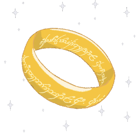 jardimdayavanna ring lotr sda thering Sticker
