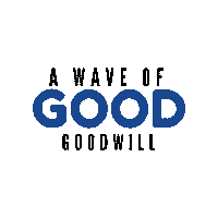 Happy Wave Sticker by Goodwill Industries of Alberta