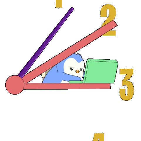 Tired Time Sticker by Pudgy Penguins