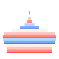 Rainbow Offset Sticker by subtlestrokes
