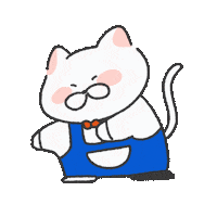 avatalk hello hi ねこ 고양이 Sticker