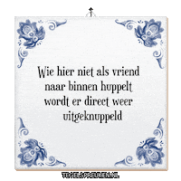 Humor Spreuk Sticker by Tegelspreuken.nl