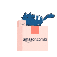 Amazon Cat Sticker by Amazon.com.br
