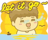 OpenWang sticker line let it go 貼圖 GIF