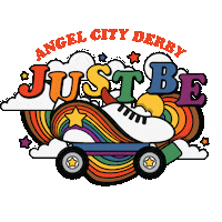 AngelCityDerby gay pride losangeles derby Sticker