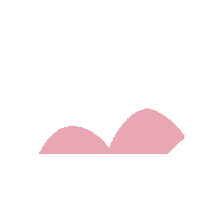 apolondon heart pink leaf shape Sticker