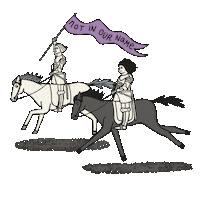 Feminism Horses Sticker by Netz Teufel