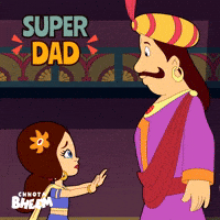 Family Father GIF by Chhota Bheem