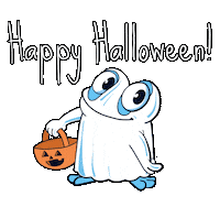 Trick Or Treat Halloween Sticker by Croakey