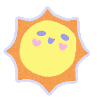 Happy Sun Sticker
