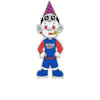 Texas Rangers White Monkey Sticker by Zhot